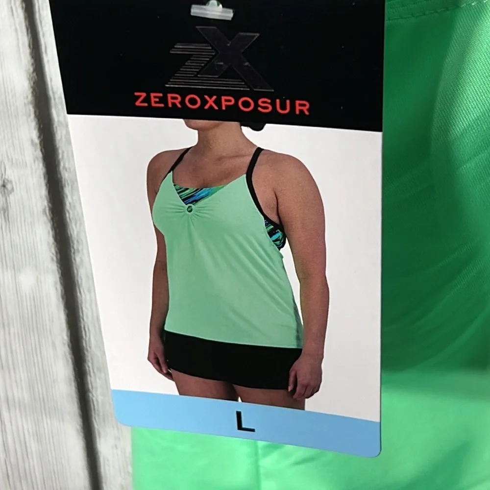 ZeroXposur tankini top size Large